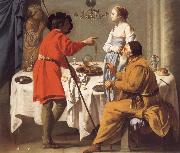 Hendrick the Brugghen Jacob Reproaching Laban for giving Him Leah in Place of Rachel oil on canvas